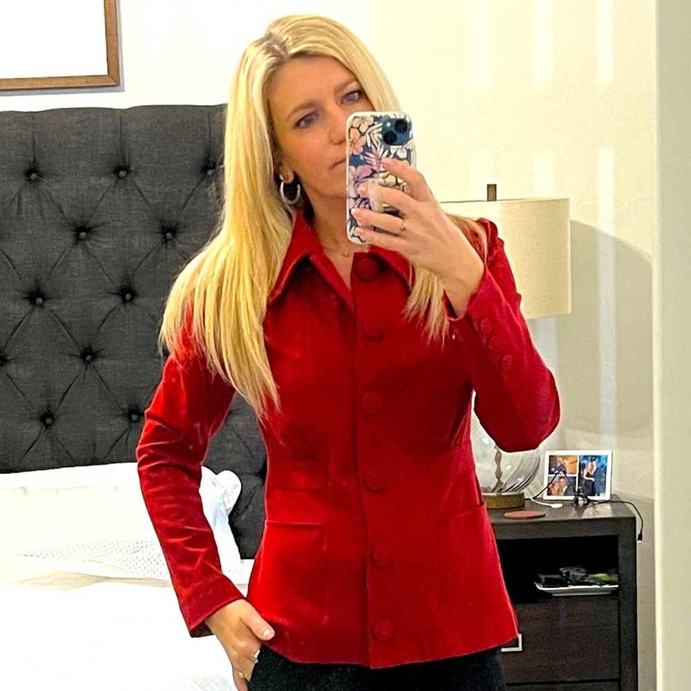 Cabi red jacket